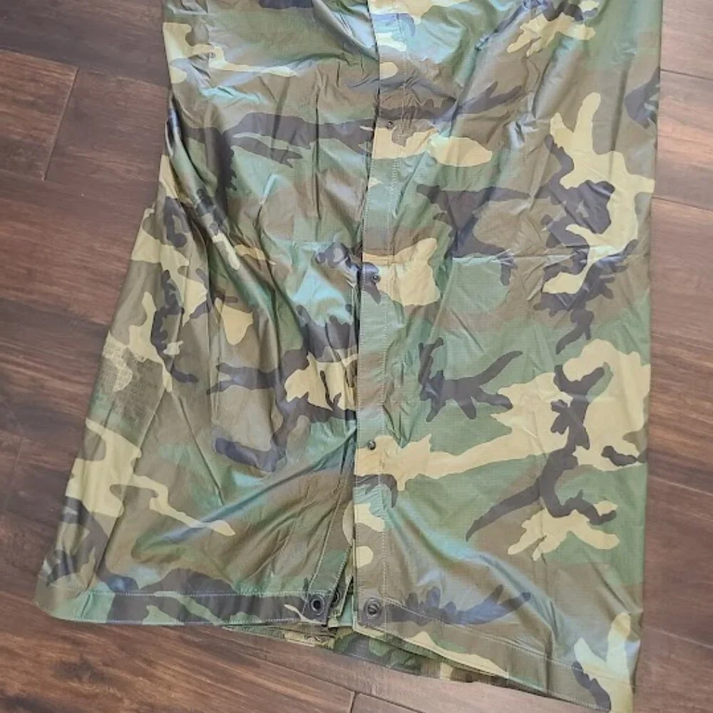 G.I. Style Ripstop Nylon Poncho - Picture 4 of 7